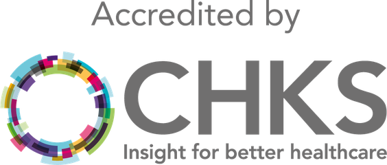 Accredited by CHKS — Insight for better healthcare